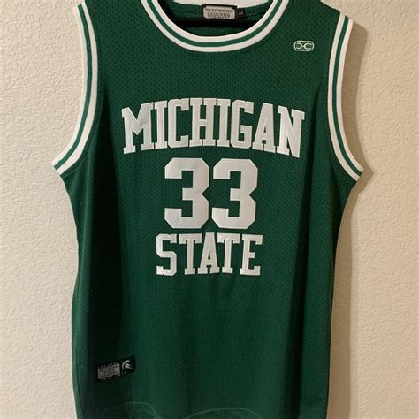 Magic Johnson Michigan State Jersey Stitched &... - Depop