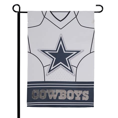 Dallas Cowboys 12.5" x 18" Double-Sided Jersey Foil Garden Flag