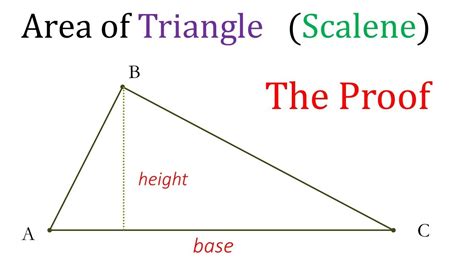 Scalene Triangle Area Formula