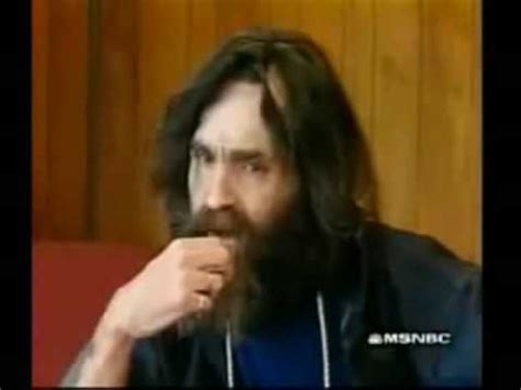 Charles Manson Interview 1987 part 1 of 3 (95% Media Free) - YouTube