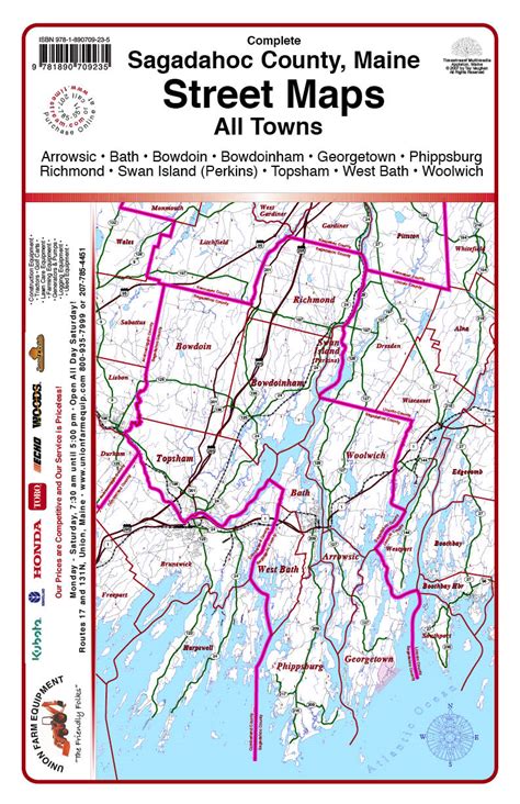 Timestream Maps - Sagadahoc County, Maine