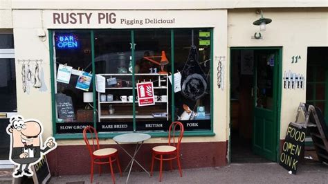 Menu at Rusty Pig restaurant, Ottery Saint Mary