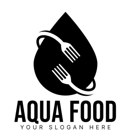 Colorful Aqua Food Company Logo Design Template | Free Design Template