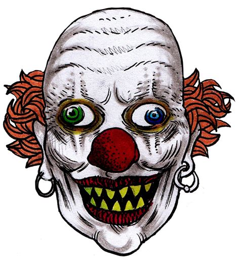 Killer Clown Drawings | Free download on ClipArtMag