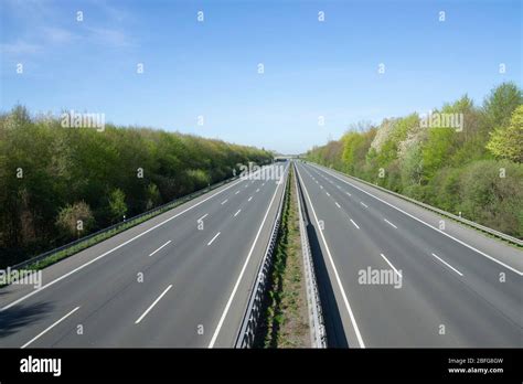 Empty a2 motorway near kamen hi-res stock photography and images - Alamy