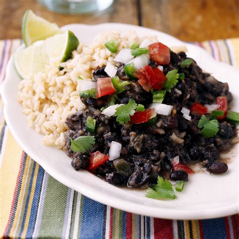 Cuban-Style Black Beans and Rice Recipe | EatingWell