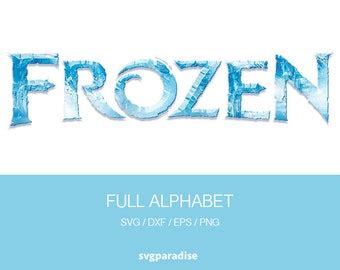 Disney frozen font – Etsy