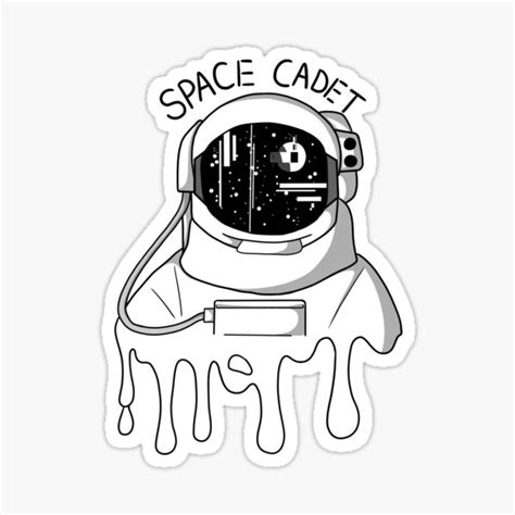 "Space Cadet" Sticker by spaceboytrash | Redbubble