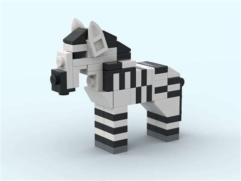 LEGO MOC Zebra by williweb | Rebrickable - Build with LEGO