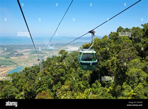 Skyrail Rainforest Cableway. Cairns, Queensland, Australia Stock Photo ...