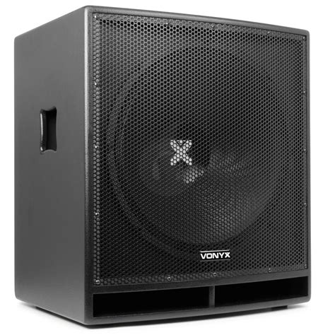 Vexus Pro 18 inch Powered DJ Active Subwoofer Bass Bin Sub Speaker ...