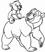 Disney Coloring Book For Kids Brother Bear Pages sketch template