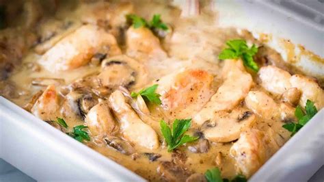 Easy Chicken And Mushroom Casserole Recipe