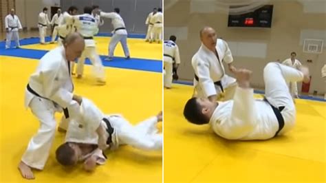 This Video Of Vladimir Putin Taking On The National Judo Team Is Badass