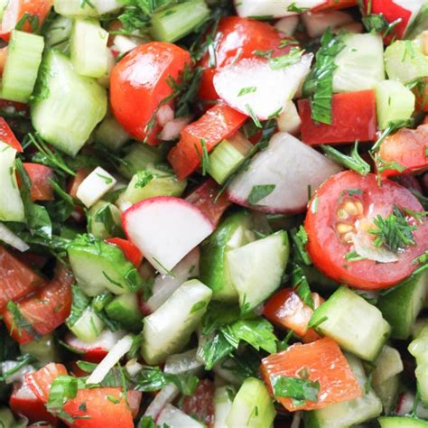 Fresh Vegetable Salad Recipe | MariaUshakova.com