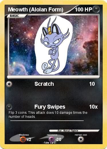 Pokémon Meowth Alolan Form - Scratch - My Pokemon Card