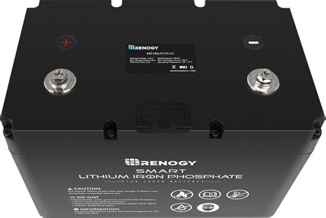 Renogy 12V 100aH Smart Lithium Iron Phosphate Battery Price and Features