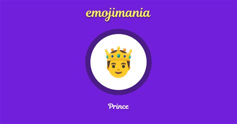 🤴 Prince emoji Copy & Paste - Emojimania