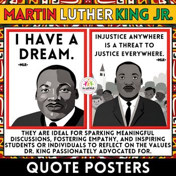 Martin Luther King Jr. Quote Posters BW | Inspirational MLK Day ...