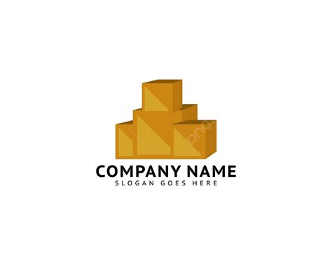 Cardboard Box Logo Template Design Cargo Template Concept Vector, Cargo ...