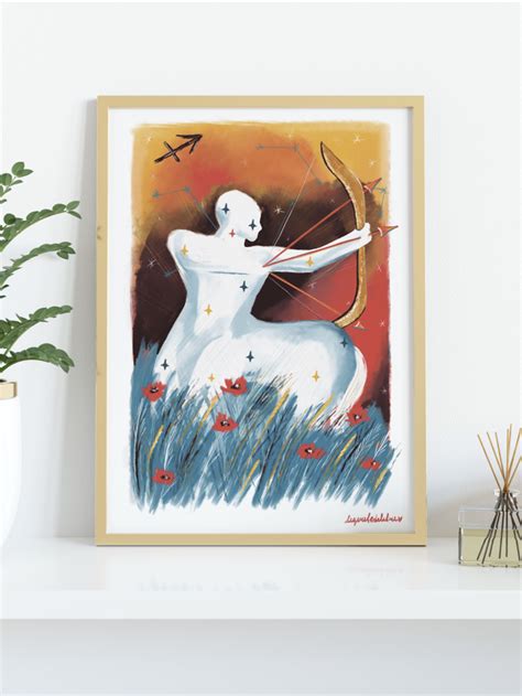 Sagittarius Zodiac Sign Art