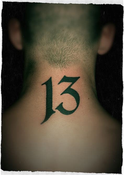 Number 13 tattoo - The Official Site of Rusvai Roland