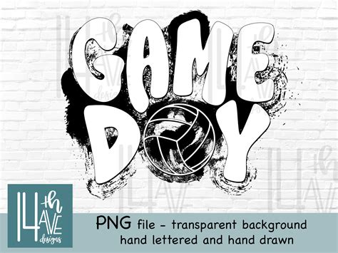 Game Day Volleyball PNG Grunge Game Day Volleyball PNG - Etsy