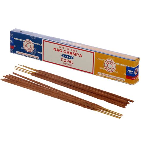 Satya Incense Sticks - Nag Champa & Copal - 17856 | Puckator Dropship UK