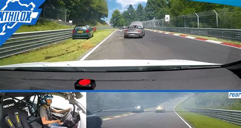 Amateur Hour At Nurburgring As The Inveitable Crash Happens... Again ...