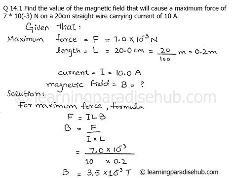 Magnetic Field Strength Formula - NatalyewaMckee