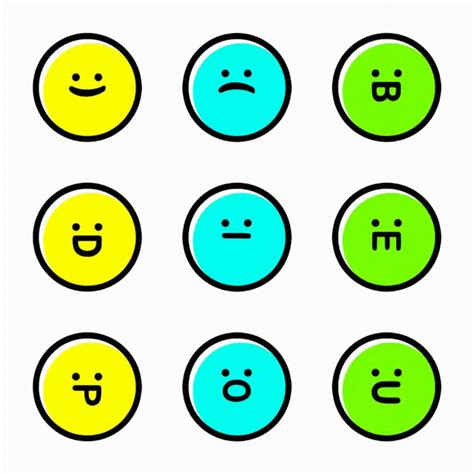 Round face with cute expression - stickerdl.com