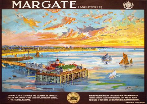 Margate Margate Travel Poster Margate Poster Margate Print | Etsy