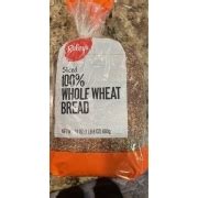 Raley's Bread, 100% Whole Wheat, Sliced: Calories, Nutrition Analysis ...