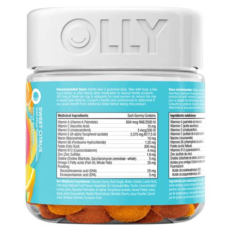 OLLY® Prenatal Multi with Folic Acid+DHA - The U Shop