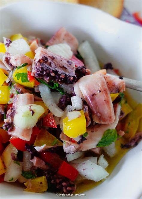 Octopus Salad Recipe - Helena Recipes