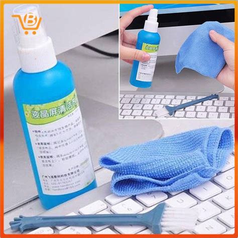 3 in 1 Screen Cleaning Cleaner Kit For Laptops Tablet TV LCD Monitor | Shopee Singapore