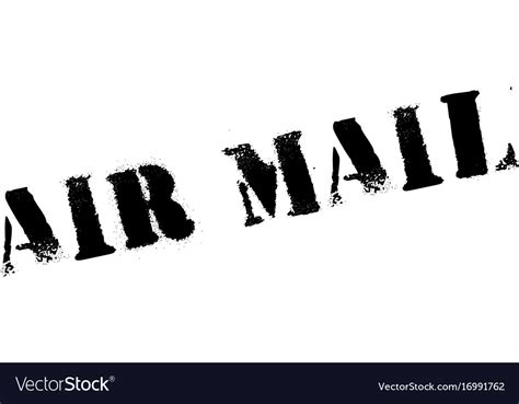 Air mail rubber stamp Royalty Free Vector Image