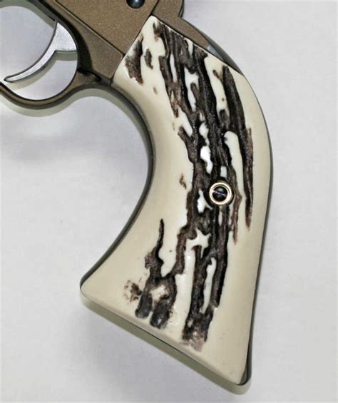 Ruger Wrangler .22 Revolver Stag-Like Grips