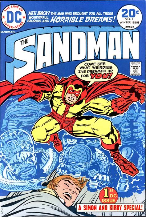 The Sandman #1 - Jack Kirby art & cover - Pencil Ink