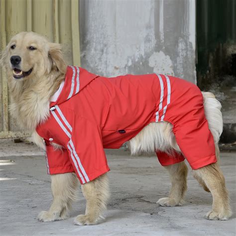 Top Quality Fashion Designed Hooded Large Size Dog Raincoat Puppy Pet ...