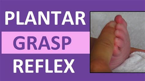 Plantar Grasp Reflex in Infant Newborn | Pediatric Nursing Assessment - YouTube