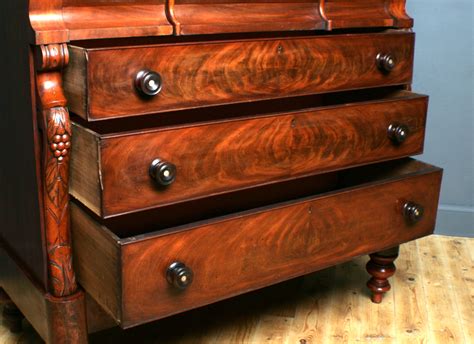 Large Scottish Antique Victorian Mahogany Ogee Scotch Chest Of Seven Drawers – Witches Kist