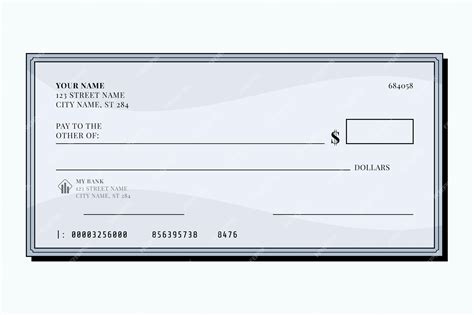 Plantilla De Cheque En Blanco Plano Lineal Vector Gratis Images And | Porn Sex Picture