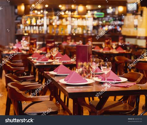 Fine Table Setting In Gourmet Restaurant Stock Photo 64252132 : Shutterstock