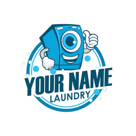 Premium Vector | Laundry logo design