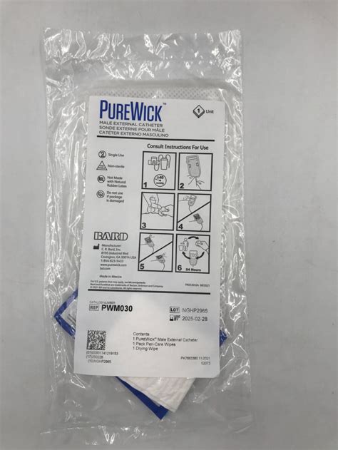 BARD PWM030 PureWick Male External Catheter (30/Case) – GB TECH USA