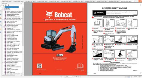 Bobcat E35 Maintenance Manual