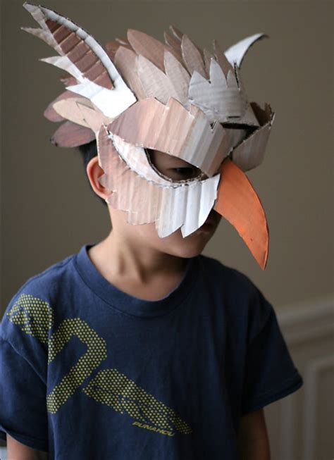 10 DIY Cardboard & Paper Masks for Halloween | Handmade Charlotte