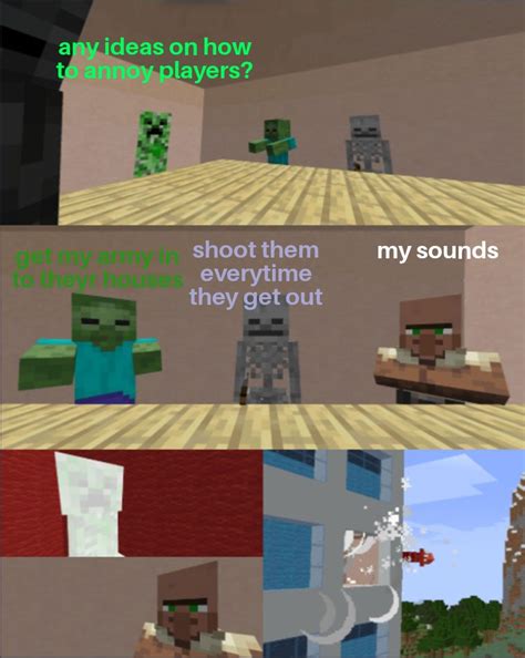 *villager noises* | /r/MinecraftMemes | Minecraft | Know Your Meme