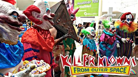 Killer Klowns from Outer Space Costumes Cosplay | Monster-Con 2022 San Antonio - YouTube